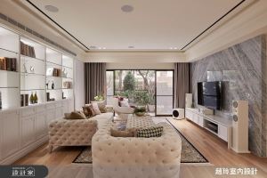 新古典中古屋比高級飯店更享受！打造精品收納牆、奢華主衛浴、清爽小庭院_視覺圖