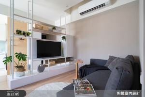 北歐風與系統櫃碰撞出20坪大收納親子宅_視覺圖