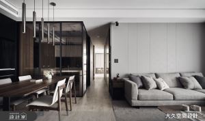 低彩度的時尚觀察！暖木、灰階與俐落鐵件，創造33.6坪五星級飯店式居家_視覺圖