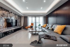 60坪混搭風時尚豪宅，化解低矮樑柱、異材質搭配實現夢想之家！_視覺圖