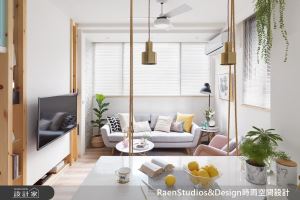 型男大主廚美女主持五熊的家！盪鞦韆取代吧台椅，激盪出 8.8 坪北歐風小宅魅力_視覺圖