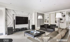 明暗色調靈活運用 現代美式風造就視覺的饗宴_視覺圖