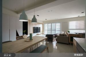 用白灰色X木質感  實現一家人夢想的自然系陽光北歐宅_視覺圖