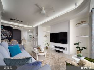 融入強大機能與完美收納術！坪效再進化的白色美式風全齡宅邸_視覺圖