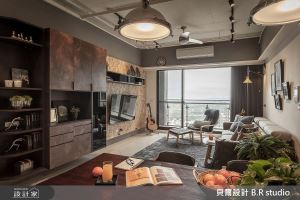 36坪暖心工業風宅，以鐵件、木質調共築質感空間！_視覺圖