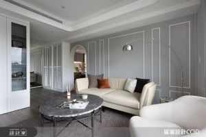 灰白北歐風注入輕古典靈魂！穿越圓拱門、美式線板來到輕盈的質感生活_視覺圖