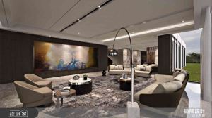 超驚豔！400坪新古典風私人接待所！山景、宴會廳與紅酒櫃讓客人完全不想回家_視覺圖