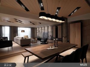 超質感大宅經典呈現！溫潤木質X粗獷石材完美結合_視覺圖