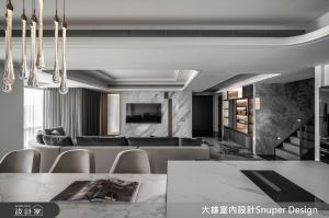 用時尚大理石褪下中古屋風貌！飽覽城市景觀且享受簡約現代風的豪邸_視覺圖