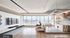 迎接新成員，入住簡約風新居！超廣角景觀、洞洞板雙面櫃的 2+1 房寵物宅_視覺圖