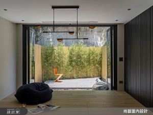 刻畫平靜悠然的嚮往！66坪現代風透天老屋，巧搭日式「枯山水」一展清新質感_視覺圖