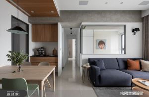 用設計找到家的安全感！20坪莫蘭迪混搭風，讓生活每一幕都美得如詩如畫_視覺圖