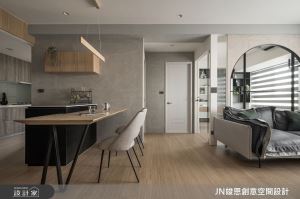 「六角花磚＋圓拱窗」24坪北歐混搭宅！為小倆口的新婚生活揭開美好風景_視覺圖