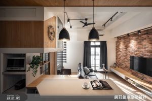 「重疊空間」讓小坪數瞬間Double！14坪打造極限的2房2廳Loft風宅_視覺圖