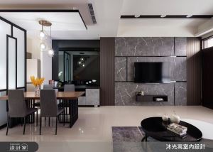 中古風換新風貌！混搭石紋系統、鐵件與鏡面，打造簡約質感的現代風透天厝_視覺圖