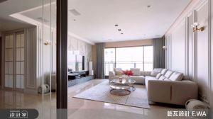 歡迎大家來我家！L型沙發形塑豪氣客廳，新古典風豪宅用設計款待屋主與親友_視覺圖