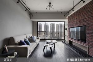 不只紅磚電視牆！工業風型格宅從餐邊鐵件酒櫃到更衣室都有型_視覺圖
