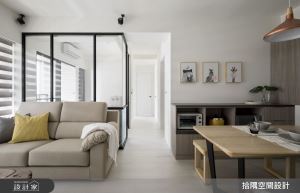 每天都讓你怦然心動！19坪空氣感居家，用清水模、純白寫下輕盈的簡約質感_視覺圖