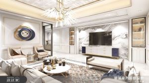 175坪以美式新古典擘劃豪宅風格，戶外庭院+露天水池 相得益彰！_視覺圖