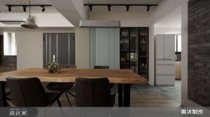 老屋翻新解決壁癌、收納不足，變身俐落有型工業風住宅_視覺圖