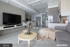 化解穿堂煞、開放廚房凝聚情感，現代北歐風創造開闊寵物親子宅_視覺圖