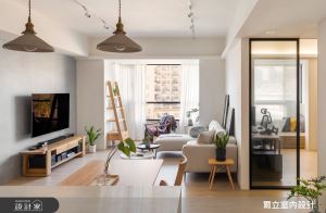 療癒室內陽台、書房窗邊臥榻！預算內將中古屋改造成混搭風新婚宅_視覺圖