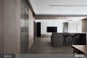 串聯客餐廳空間，化簡為繁實現機能兼具的現代風住所_視覺圖