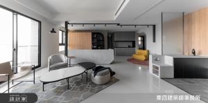 向美好的單身生活致敬！寧靜日光下，暖灰階、木格柵共築38.5坪現代風居家_視覺圖