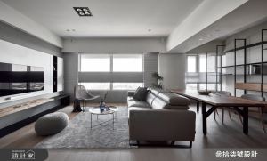 自然純粹的現代北歐風！暖灰、純白和實木，創造超療癒的30坪三口之家_視覺圖