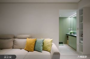 簡約湖水綠遇上典雅花磚！25坪中古屋翻新，創造屬於我倆的溫柔視野_視覺圖