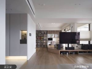 親子生活就是家最迷人樣貌！高低地坪拉出領域、收納轉為動線，中古屋綻放透亮活力！_視覺圖