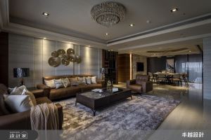 時尚現代風的豪宅氣場！色彩、建材堆疊沈穩內斂的空間個性_視覺圖