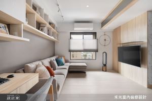 加大廊道、隱藏式長桌與衛浴折門 打造超強機能日系無印小宅_視覺圖