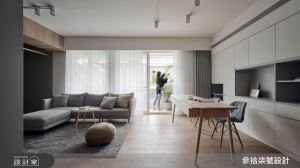 陽光客廳、L型中島還有居家健身房！格局改造讓 40 年老屋重獲新生_視覺圖