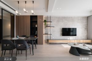 溫潤木質、玻璃書房與美學收納，創造舒心、暢快的現代風美宅_視覺圖