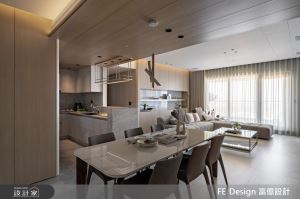 木質+大理石的療癒氛圍，引進採光、串聯公領域釋放最大坪效_視覺圖