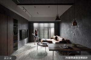 25坪精品工業風，化解開門見灶、每間臥室都有更衣室_視覺圖