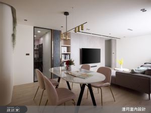 自然感現代風毛胚屋，以自然材質、完善收納、舒適採光讓一家5口都好住_視覺圖