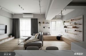 宅在北歐風美宅！樂土、開放中島廚房與單槓健身區，創造清新愜意的日常生活_視覺圖