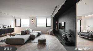 開箱黑色的北歐風！高質感中島、超美臥室，讓家像電影畫面_視覺圖