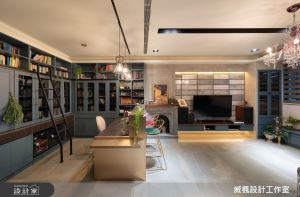 英式復古風融入屋主收藏、壁爐和書房，秒變哈利波特魔杖店！_視覺圖