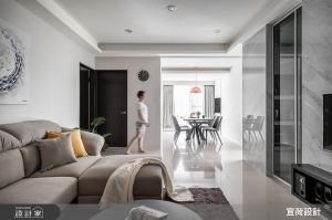 俐落時髦的大理石魅力！中古屋格局微調、收納增量，重新迎接美好日常！_視覺圖