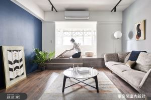 復古藍調描繪簡約居宅輪廓，摩登餐廚空間盡享舉杯歡慶的美好_視覺圖