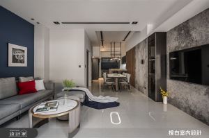 入住95坪混搭風透天別墅，以色彩、材質創造空間的多種氛圍！_視覺圖