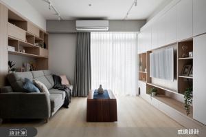 純淨無憂如我們這一家！老屋翻新日式無印風，帶來開放式美廚和超強收納_視覺圖