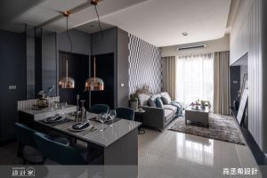 經典黑白灰寫下的永恆美感！擁有時尚餐廳設計、清新臥榻的現代風小豪宅_視覺圖