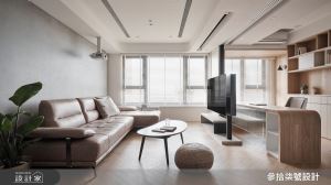 我們的 30 坪輕美式居宅！在家看電影、輕食中島吧檯，創造浪漫生活儀式感！_視覺圖