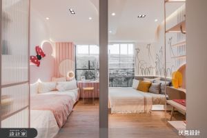 當精緻時尚遇上甜美童話！以鮮亮色彩、精品級機能，描繪 30 坪超夢幻現代宅！_視覺圖