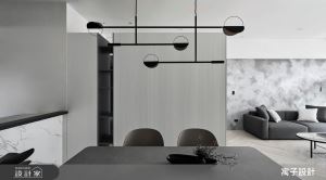 拾起一片天光雲影！以沉靜黑白描摹雲霧之美，住進 45 坪現代宅的浪漫詩意！_視覺圖