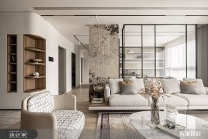 輕盈陽光和紅酒香！在 38 坪精緻現代居家，品味每一刻的優雅美好！_視覺圖